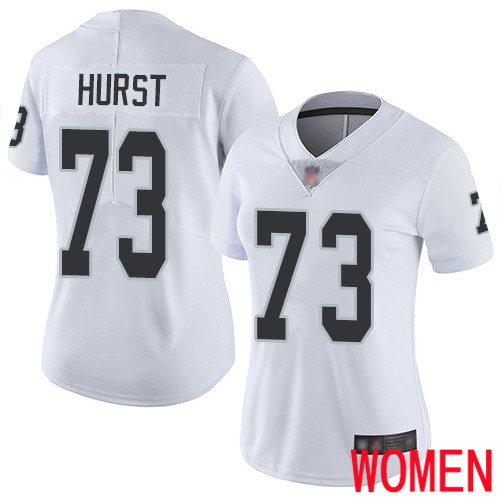 Oakland Raiders Limited White Women Maurice Hurst Road Jersey NFL Football 73 Vapor Untouchable Jersey